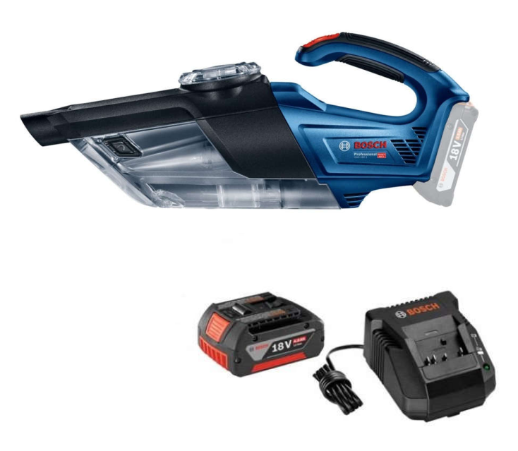 BOSCH GAS18V-1 (2.0AH) CORDLESS VACUUM CLEANER